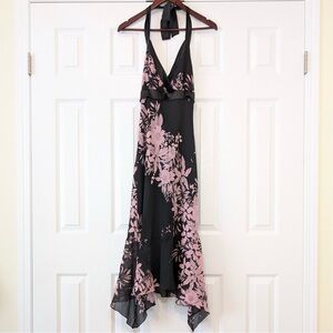 Real Y2K Vintage Floral Halter Top Dress Made in USA M Collection Size Large